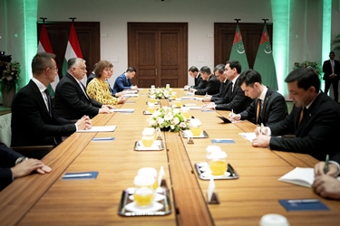 President of Turkmenistan met with Prime Minister Orban in Budapest ...